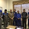 قدردانی از کارکنان واحد مکانیک شرکت سیمان کویرکاشان در خصوص ساخت دستگاه پرس با استفاده از توانمندیهای درون سازمانی شهریور 1396